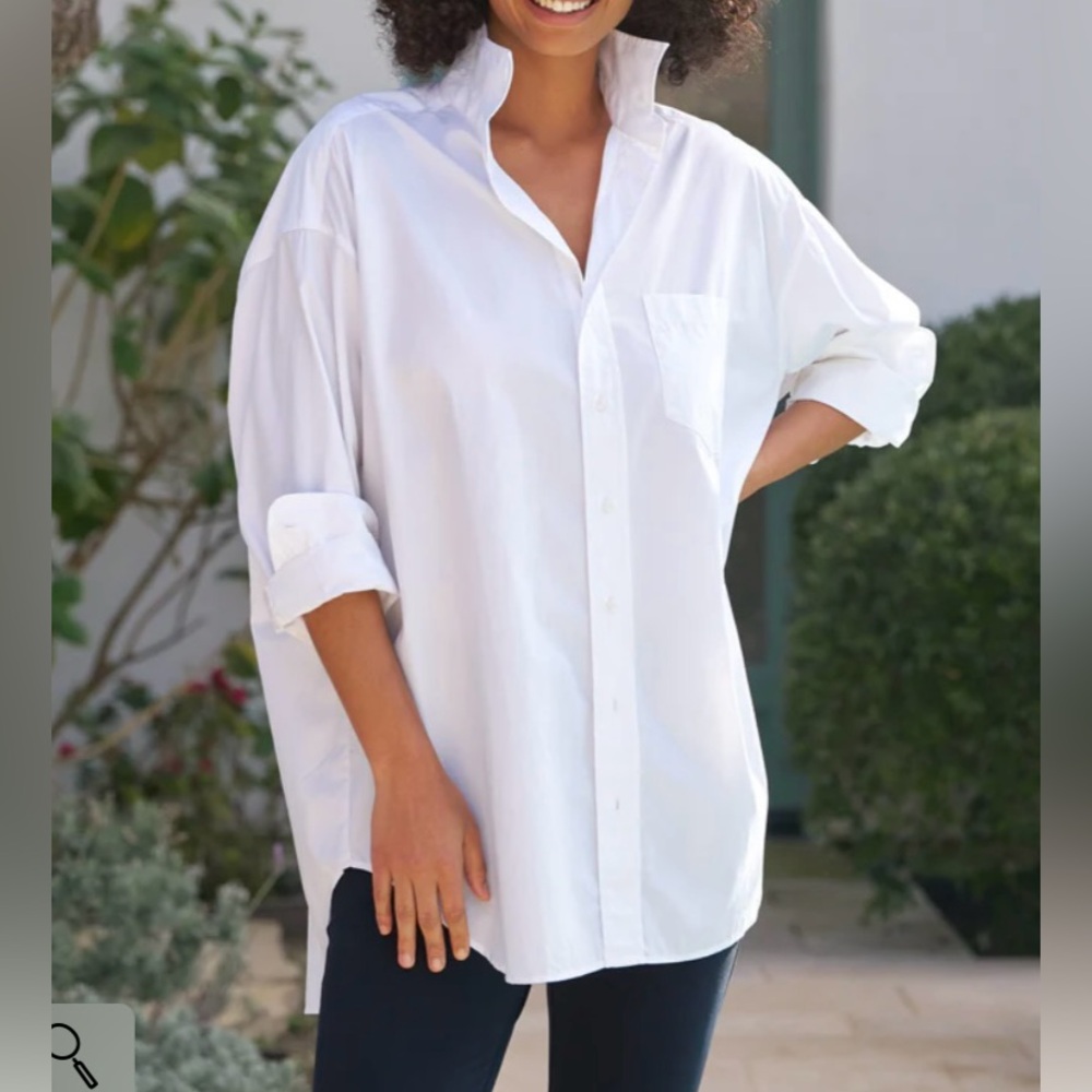 Frank & Eileen White Casual Button Down Shirt - Picture 6 of 6